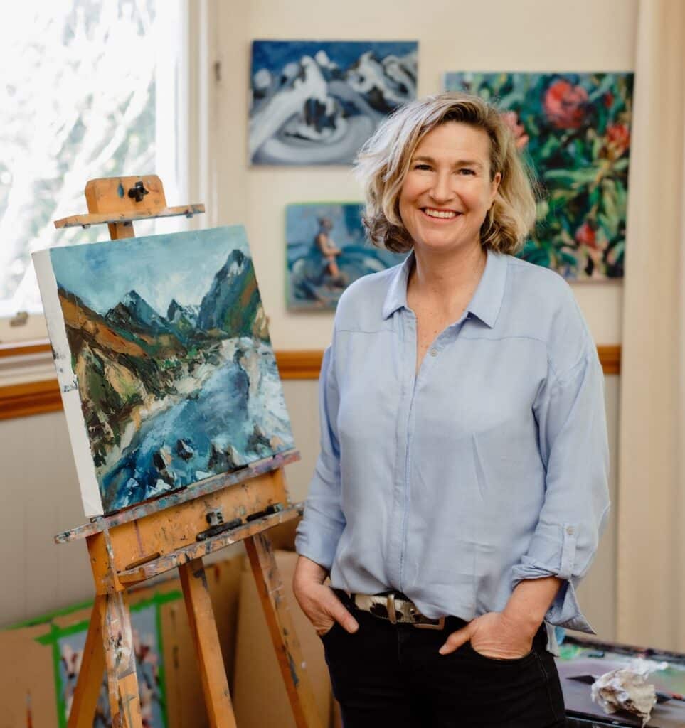 artist Juliana Trolove no87 hokitika stay accommodation design studio shop explore farm tour west coast luxury airbnb new zealand coastal